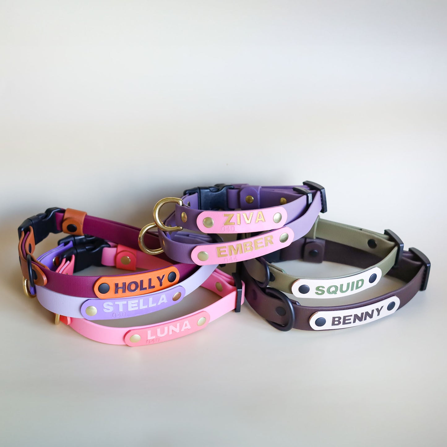 Custom Adjustable collar with quick release buckle