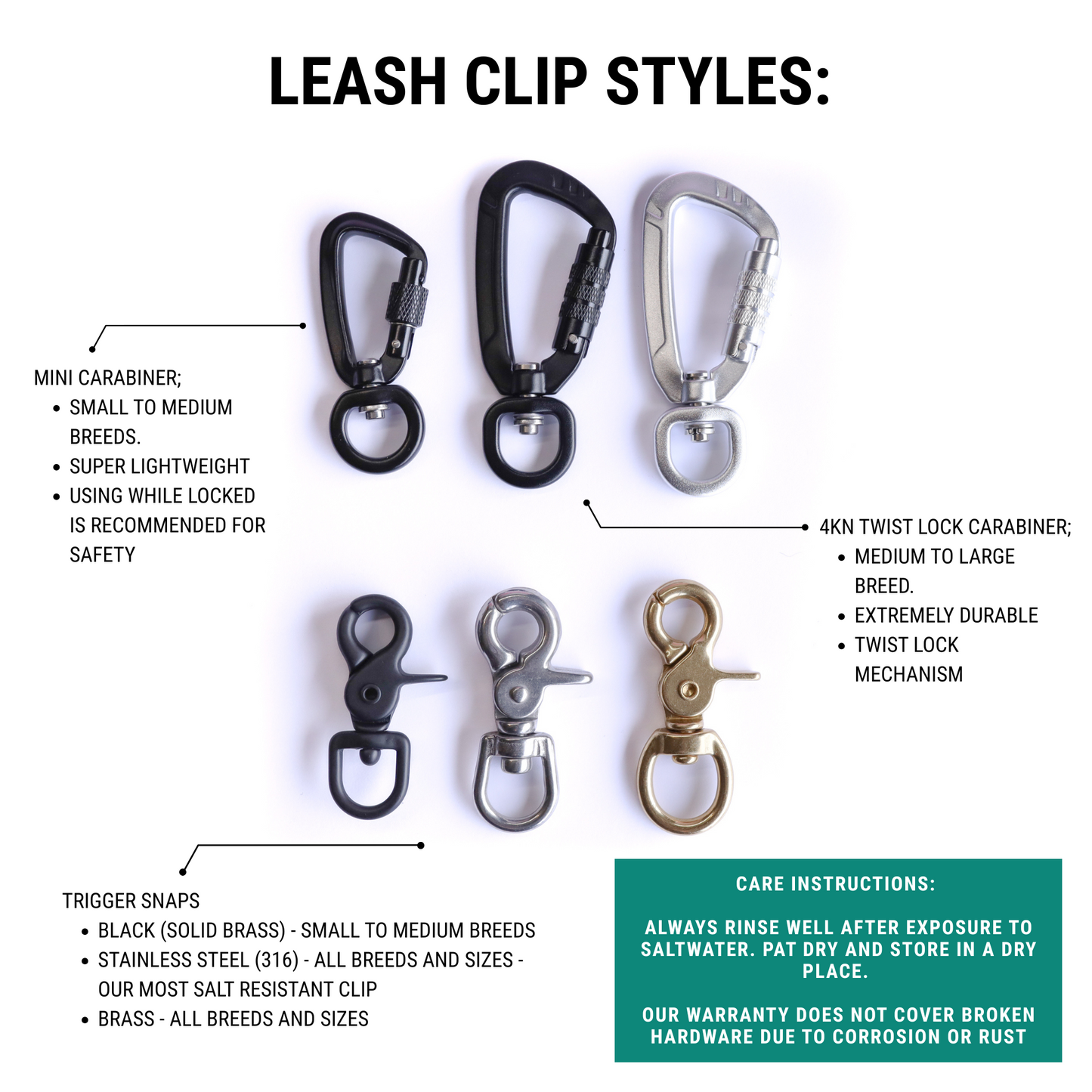 Custom Waterproof leash 120-180cm