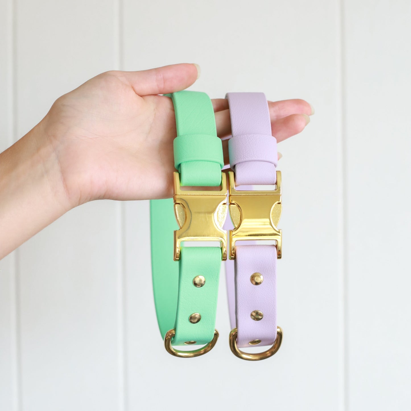 Custom Adjustable collar with metal buckle