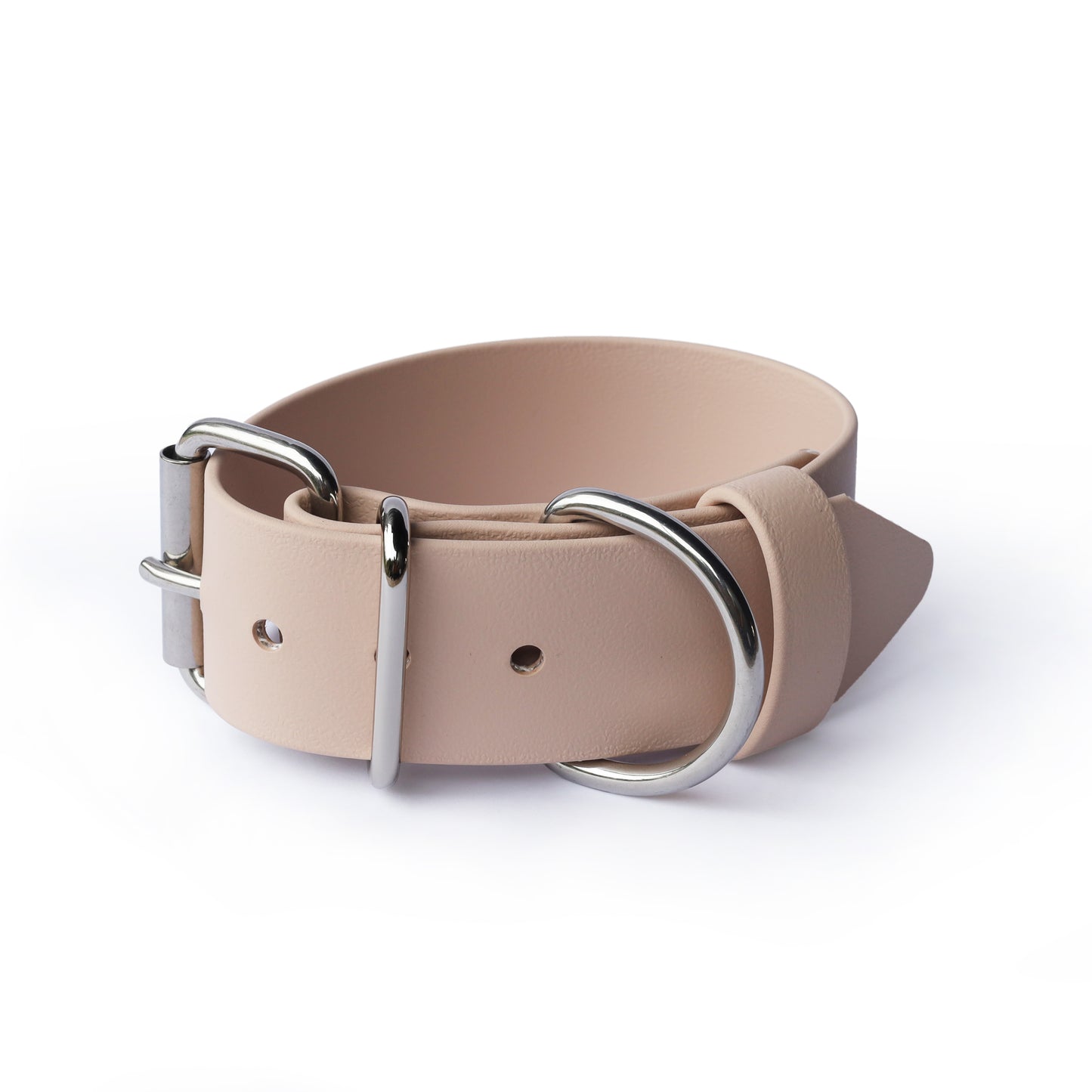 Custom 38mm BioThane flat collar - one tone