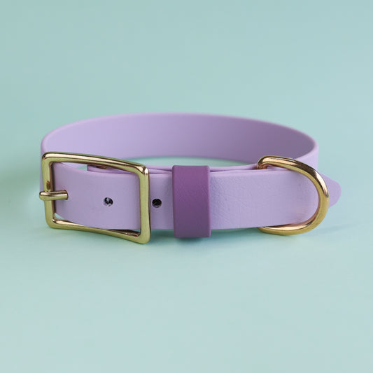 Premade flat collar - Lilac