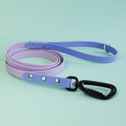 Premade waterproof leash 120-180cm -Lilac / periwinkle