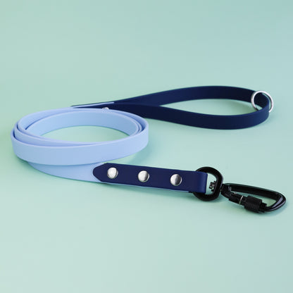 Premade waterproof leash 120-180cm - Polar / navy