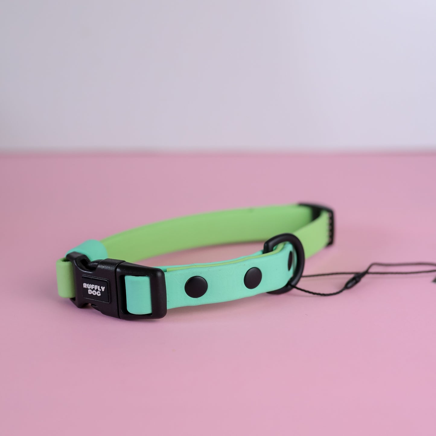 Sample sale 16mm adjustable collar pastel green & mint S 32-40cm