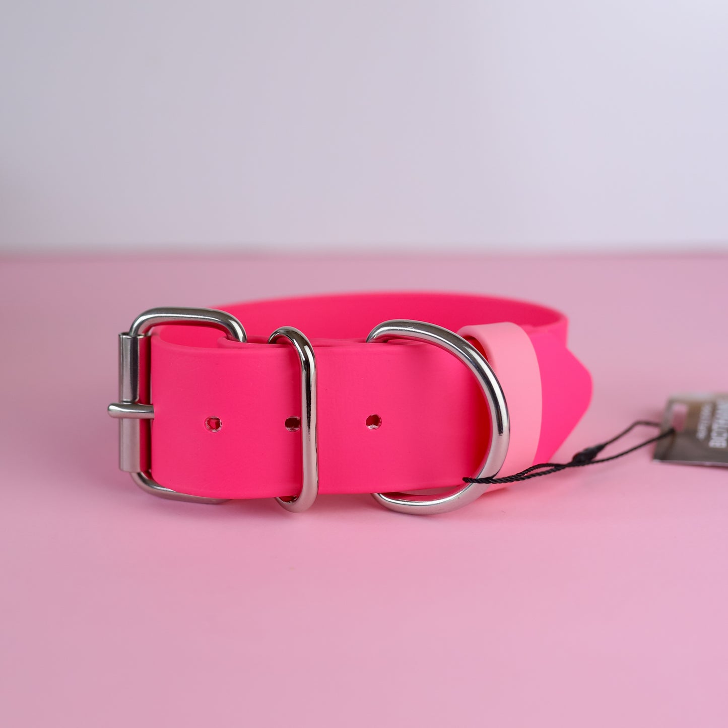 Sample sale 38mm flat collar pink & bubblegum 27-36cm