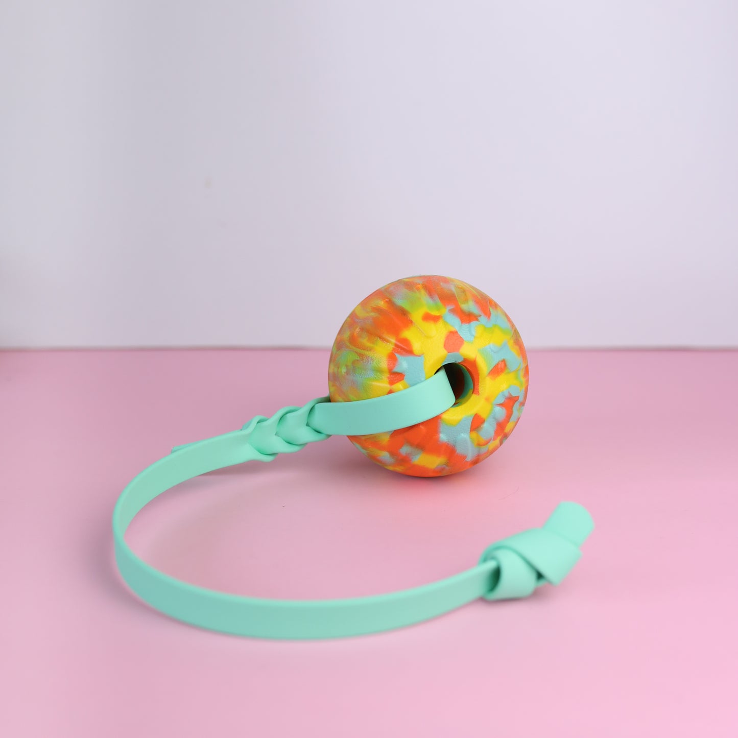EVA foam ball with BioThane handle