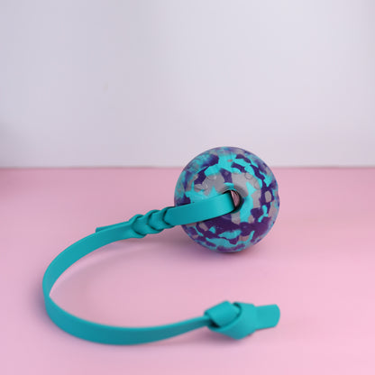 EVA foam ball with BioThane handle