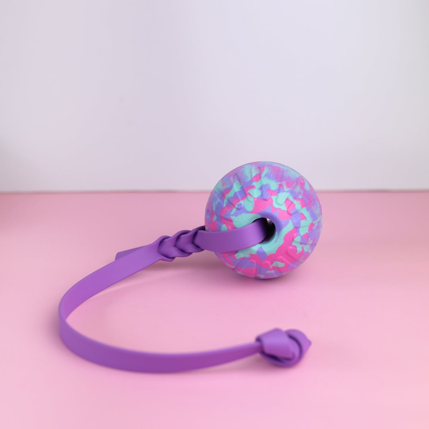 EVA foam ball with BioThane handle