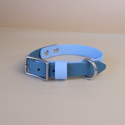 Premade flat collar - Polar / petrol