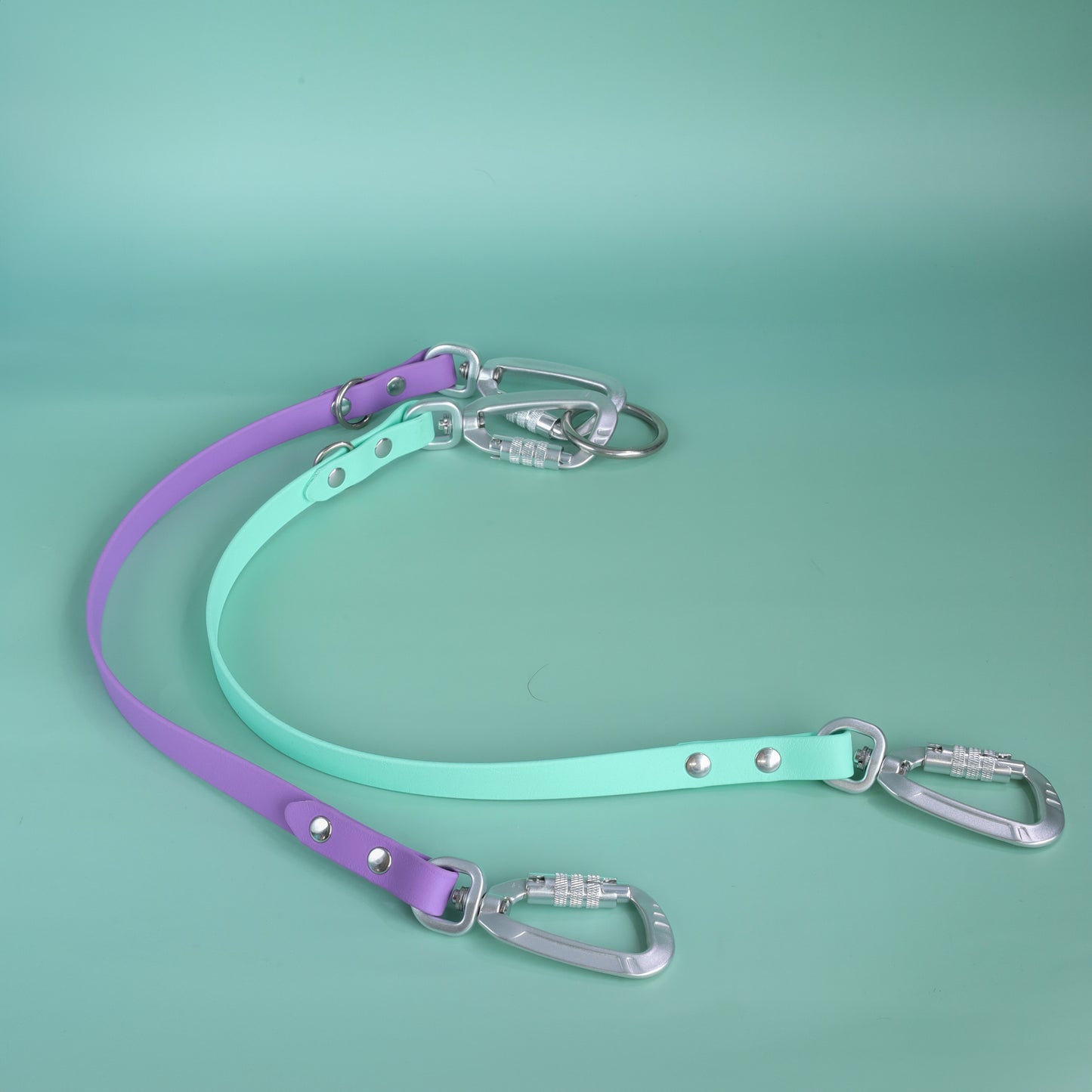 Ruffly dog leash splitter / multi dog walking system