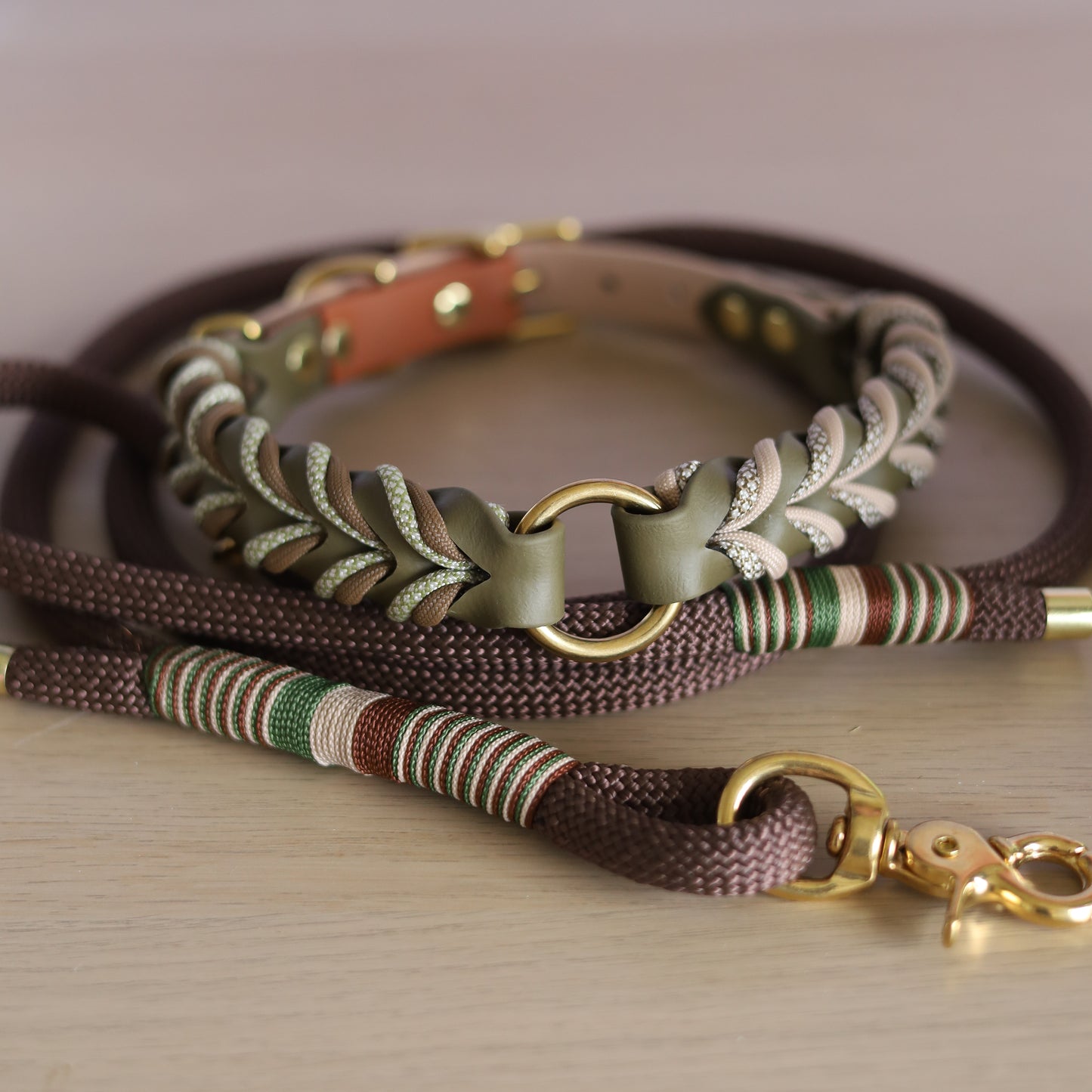 Safari braided collar with O ring
