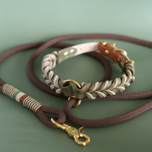 Safari braided collar with O ring