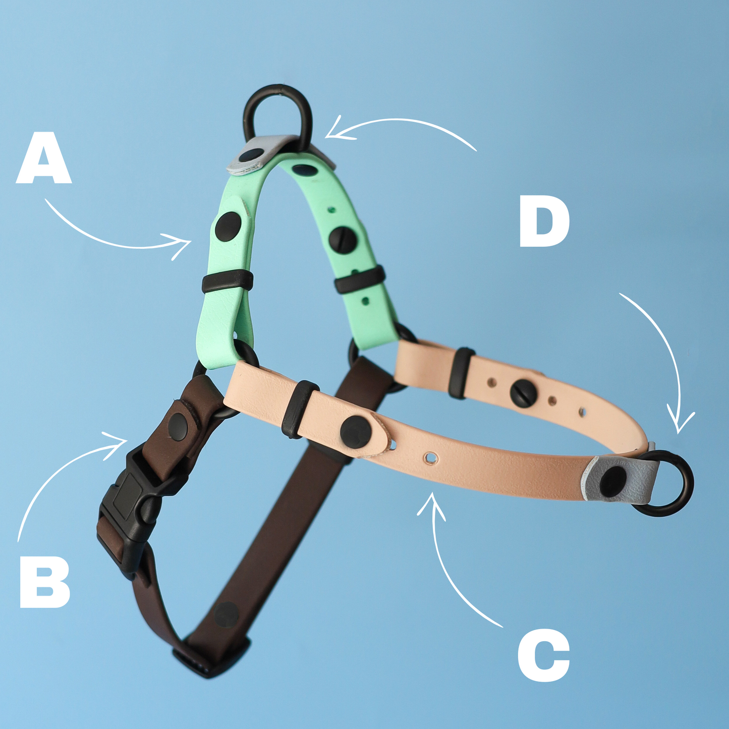 Waterproof No-Pull harness 2.0